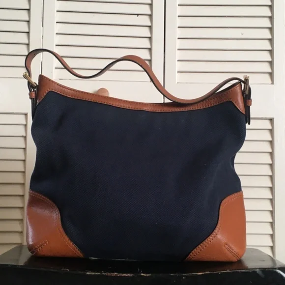 Michael Kors Blue and brown shoulder bag/purse - Picture 2 of 6